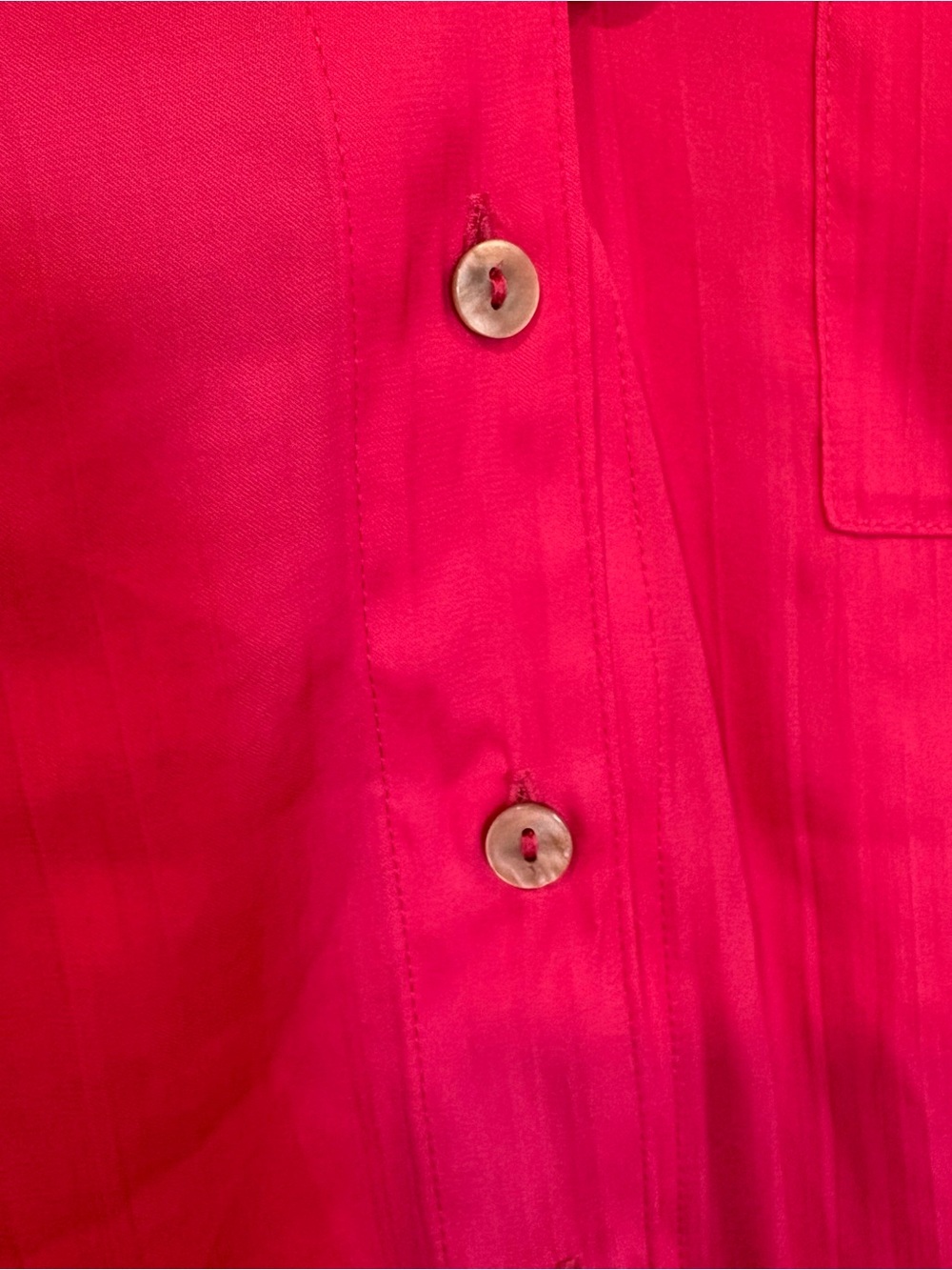ANTHROPOLOGIE satin button up tee shirt - Picture 6 of 8